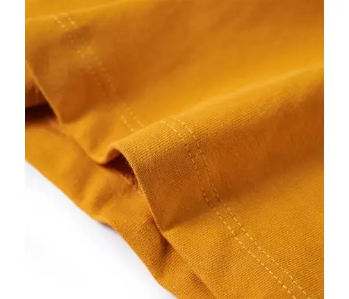 Bērnu Krekls Ar Garām Piedurknēm, Dzeltenbrūns, 116