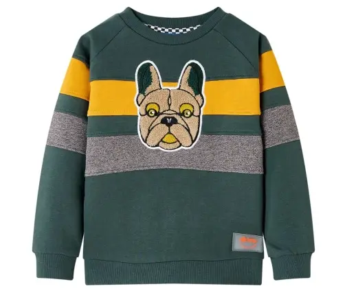 Bērnu Džemperis, Tumši Zaļš, 128