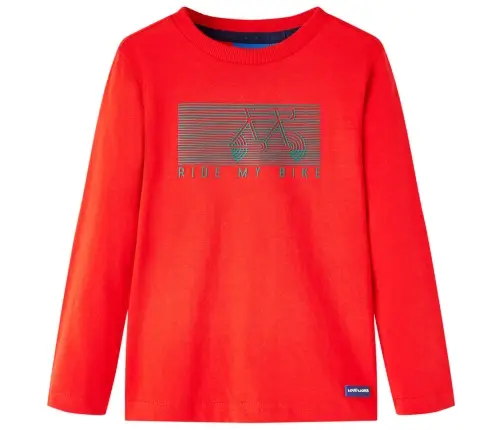 Bērnu Krekls Ar Garām Piedurknēm, Sarkans, 104