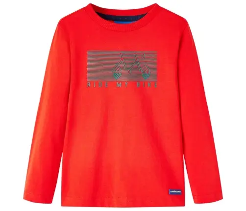 Bērnu Krekls Ar Garām Piedurknēm, Sarkans, 116