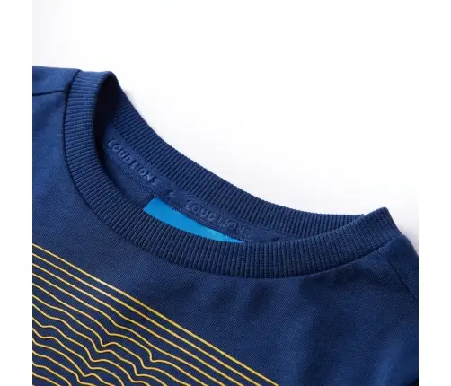 Pikkade Varrukatega Lastesärk, Tumesinine, 104