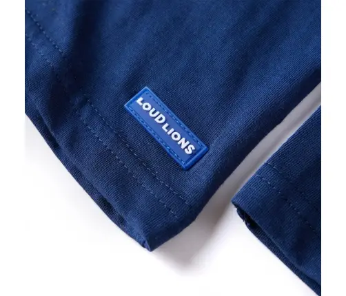 Pikkade Varrukatega Lastesärk, Tumesinine, 104