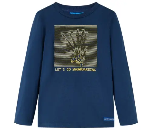 Pikkade Varrukatega Lastesärk, Tumesinine, 128