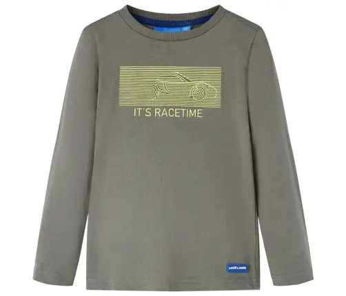 Bērnu Krekls Ar Garām Piedurknēm, Haki, 92