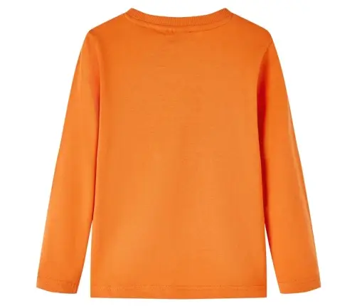 Vaikiški Marškinėliai Ilgomis Rankovėmis, Oranžiniai, 92 Dydžio