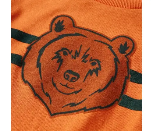 Vaikiški Marškinėliai Ilgomis Rankovėmis, Oranžiniai, 92 Dydžio