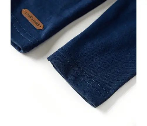 Bērnu Krekls Ar Garām Piedurknēm, Tumši Zils, 92