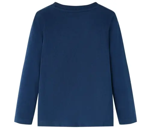 Bērnu Krekls Ar Garām Piedurknēm, Tumši Zils, 116