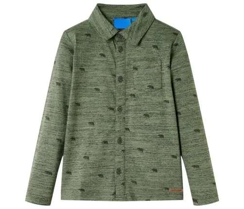 Bērnu Krekls, Nevienmērīga Haki Krāsa, 140