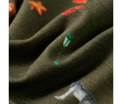 Vaikiškas Sportinis Megztinis, Chaki Spalvos, 128 Dydžio