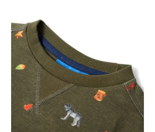 Vaikiškas Sportinis Megztinis, Chaki Spalvos, 140 Dydžio