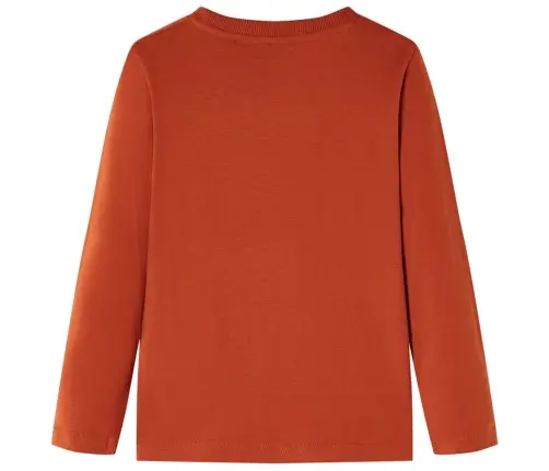 Bērnu Krekls Ar Garām Piedurknēm, Oranžīgs, 92