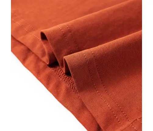 Vaikiški Marškinėliai Ilgomis Rankovėmis, Šviesūs Rūdžių, 104 Dydžio