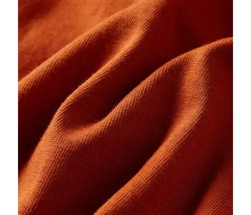 Vaikiški Marškinėliai Ilgomis Rankovėmis, Šviesūs Rūdžių, 116 Dydžio