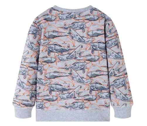 Vaikiškas Sportinis Megztinis, Pilkos Spalvos Mišinys, 116 Dydžio