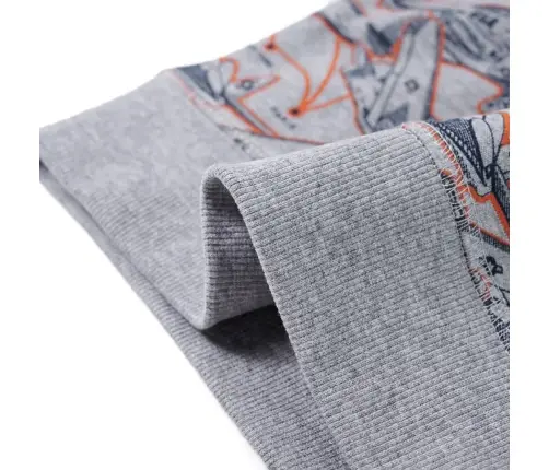 Vaikiškas Sportinis Megztinis, Pilkos Spalvos Mišinys, 116 Dydžio