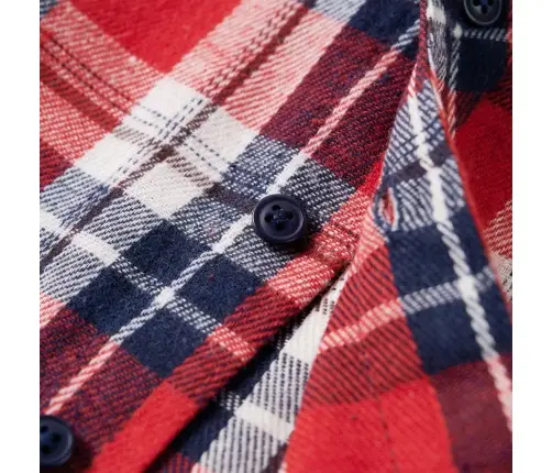 Bērnu Krekls, Rūtains, Sarkans, Tumši Zils, 92