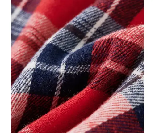 Bērnu Krekls, Rūtains, Sarkans, Tumši Zils, 104