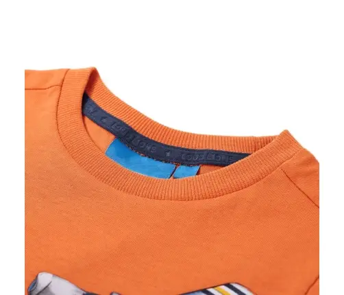 Vaikiški Marškinėliai Ilgomis Rankovėmis, Oranžiniai, 92 Dydžio