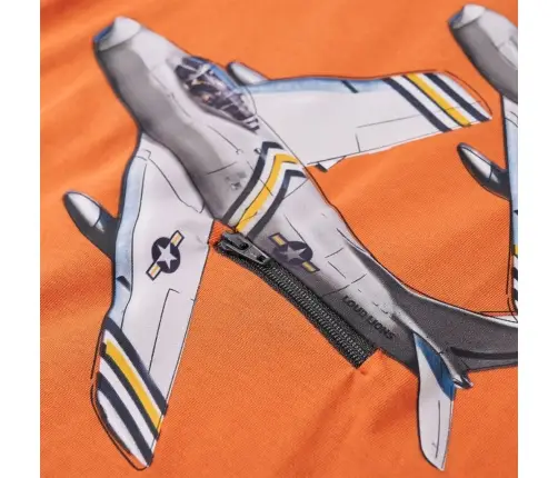 Vaikiški Marškinėliai Ilgomis Rankovėmis, Oranžiniai, 92 Dydžio