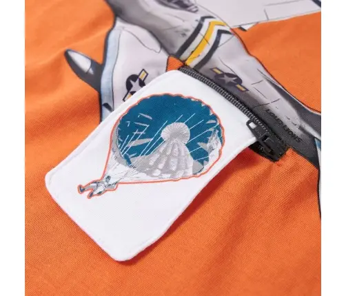 Vaikiški Marškinėliai Ilgomis Rankovėmis, Oranžiniai, 92 Dydžio