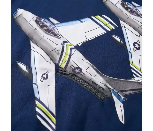 Vaikiški Marškinėliai Ilgomis Rankovėmis, Tamsiai Mėlyni