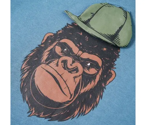 Vaikiškas Sportinis Megztinis, Mėlynos Spalvos, 116 Dydžio