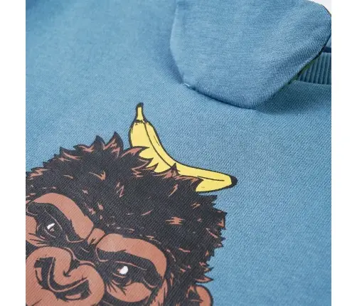 Vaikiškas Sportinis Megztinis, Mėlynos Spalvos, 116 Dydžio