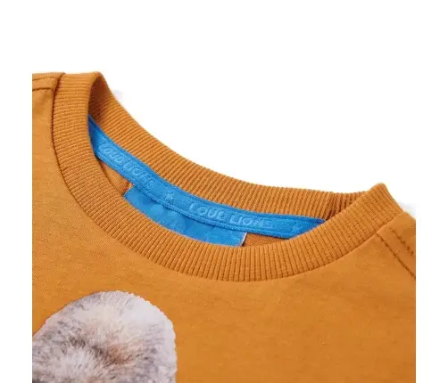 Pikkade Varrukatega Lastesärk, Tume Ooker, 104