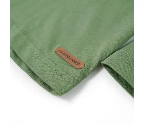 Pikkade Varrukatega Lastesärk, Hele Khaki, 104