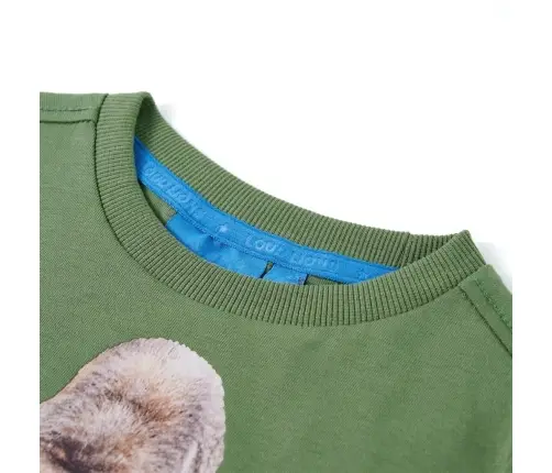 Pikkade Varrukatega Lastesärk, Hele Khaki, 116