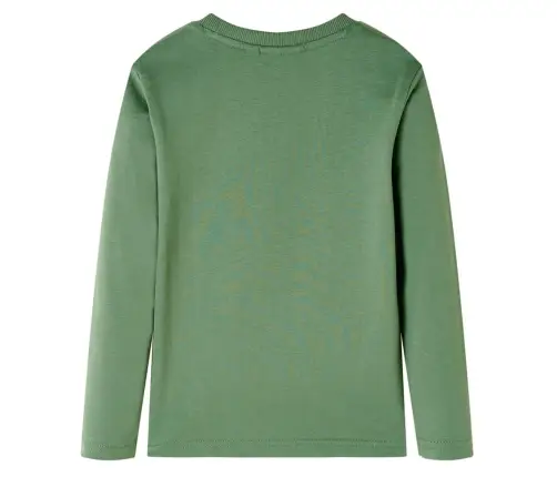 Bērnu Krekls Ar Garām Piedurknēm, Gaiša Haki, 128