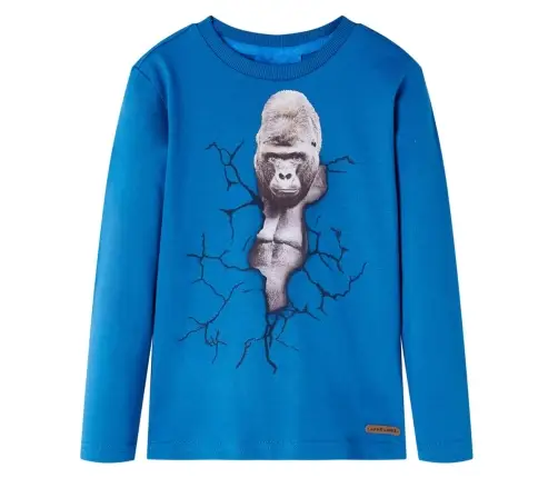 Bērnu Krekls Ar Garām Piedurknēm, Zils, 104