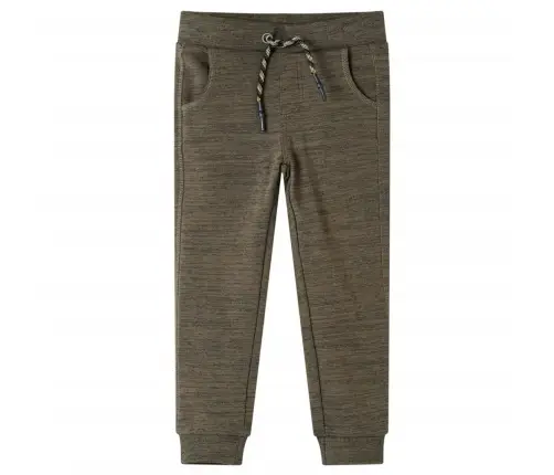 Bērnu Sporta Bikses, Tumši Nevienmērīgi Haki, 140