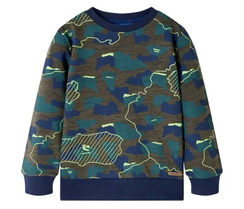 Bērnu Džemperis, Tumša Haki Krāsa, 128