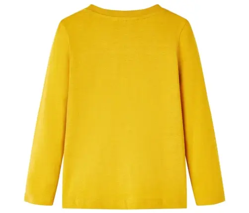 Bērnu Krekls Ar Garām Piedurknēm, Dzeltenbrūns, 104