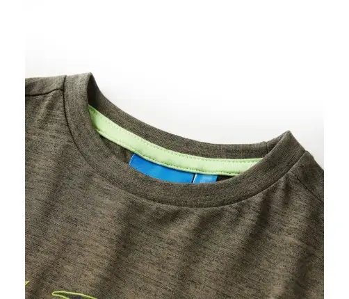 Pikkade Varrukatega Lastesärk, Tume Khaki, 104