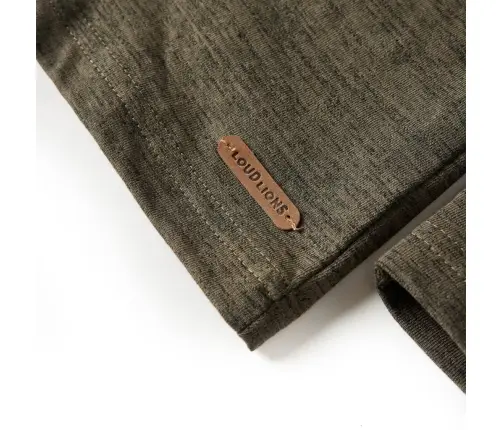 Pikkade Varrukatega Lastesärk, Tume Khaki, 104