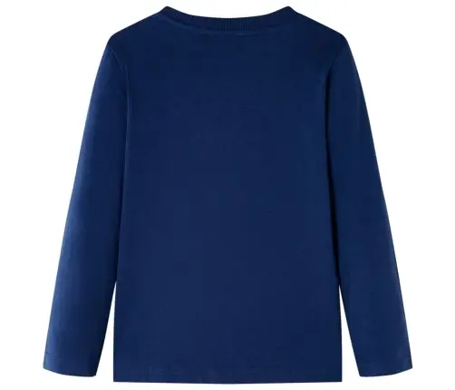 Bērnu Krekls Ar Garām Piedurknēm, Tumši Zils, 116