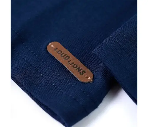 Bērnu Krekls Ar Garām Piedurknēm, Tumši Zils, 116