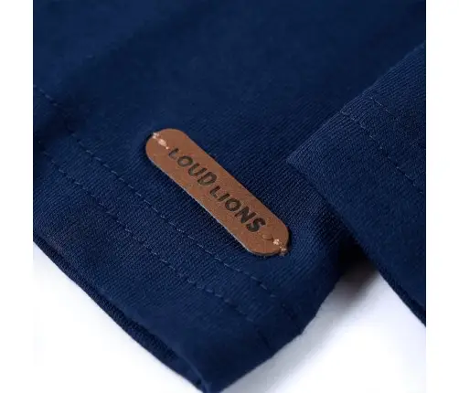 Vaikiški Marškinėliai Ilgomis Rankovėmis, Tamsiai Mėlyni, 128 Dydžio