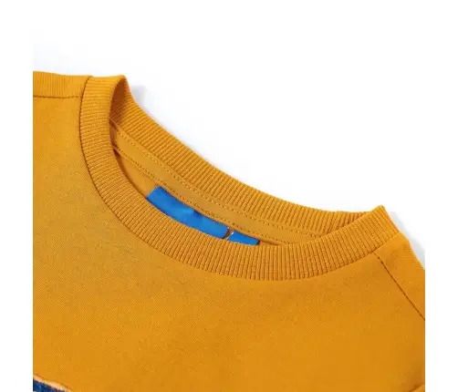 Bērnu Krekls Ar Garām Piedurknēm, Dzeltenbrūns, 92