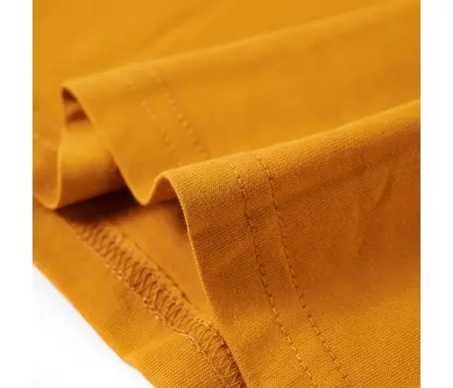 Bērnu Krekls Ar Garām Piedurknēm, Dzeltenbrūns, 128