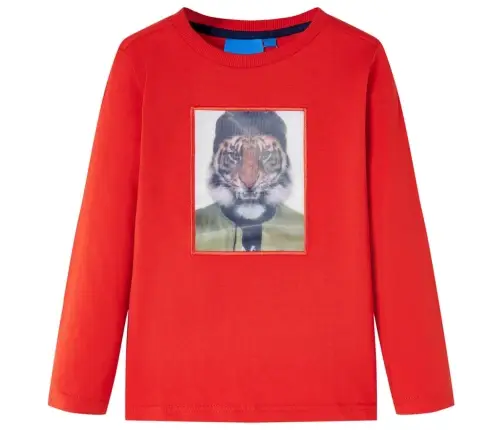 Bērnu Krekls Ar Garām Piedurknēm, Sarkans, 92