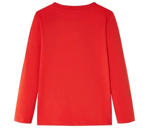 Pikkade Varrukatega Lastesärk, Punane , 128