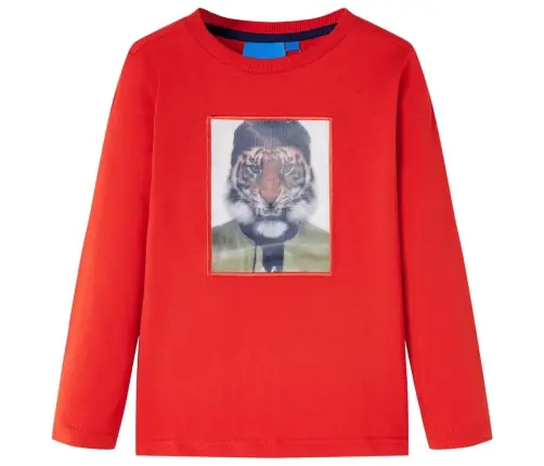 Bērnu Krekls Ar Garām Piedurknēm, Sarkans, 140