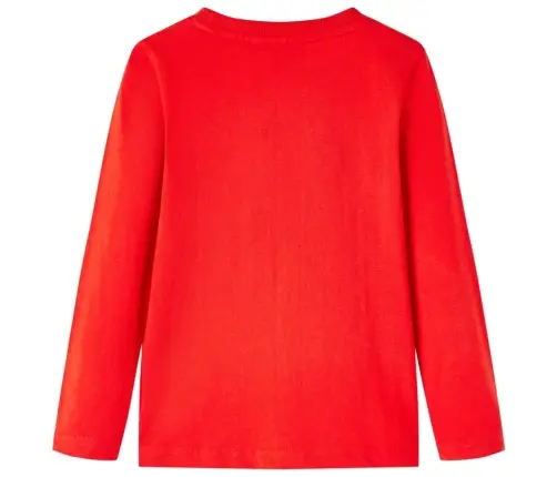 Pikkade Varrukatega Lastesärk, Punane, 104