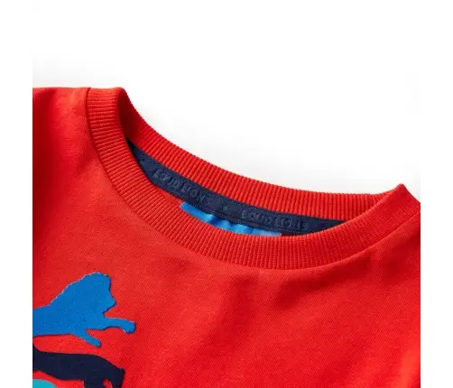 Pikkade Varrukatega Lastesärk, Punane, 104