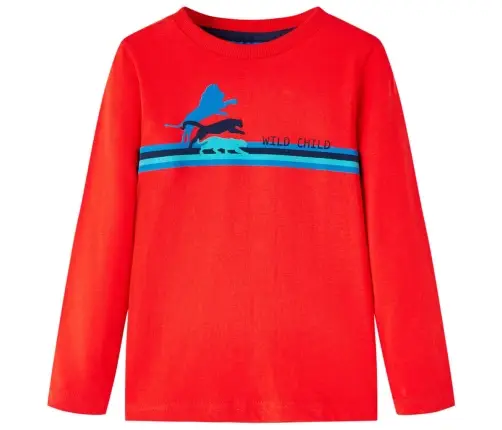 Bērnu Krekls Ar Garām Piedurknēm, Sarkans, 116