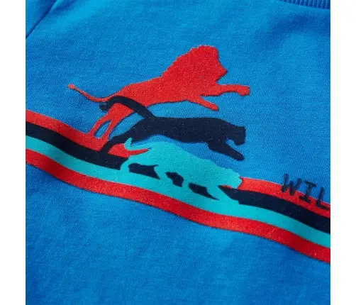 Pikkade Varrukatega Lastesärk, Koobaltsinine, 128